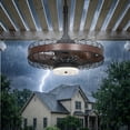 thumbnail image 1 of Garvee 20 Inch Outdoor Ceiling Fan with Light, Waterproof Patio Fan with Remote & APP Control, 6 Speed Quiet Motor, Dimmable LED Porch Ceiling Fan for Gazebo Pergola Balcony Patio, 3 Blade ABS Fan, 1 of 8