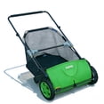 thumbnail image 1 of Garvee 21-inch 3.5 cu. ft. Manual Push Lawn Sweeper with Mesh Hopper Bag, Adjustable Brushes, Green, 1 of 6