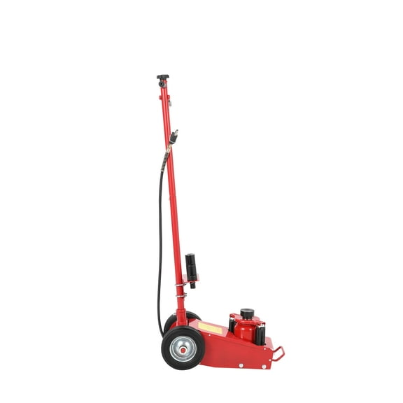 Garvee 22 Ton Air Hydraulic Floor Jack for Heavy Duty Trucks & Tractors – 44,000 LBS Capacity, Low Profile (9"-17.7"), 4 Adapters (10/25/60/100mm), 46" Adjustable Handle – Dual Power (Air/Hydraulic)