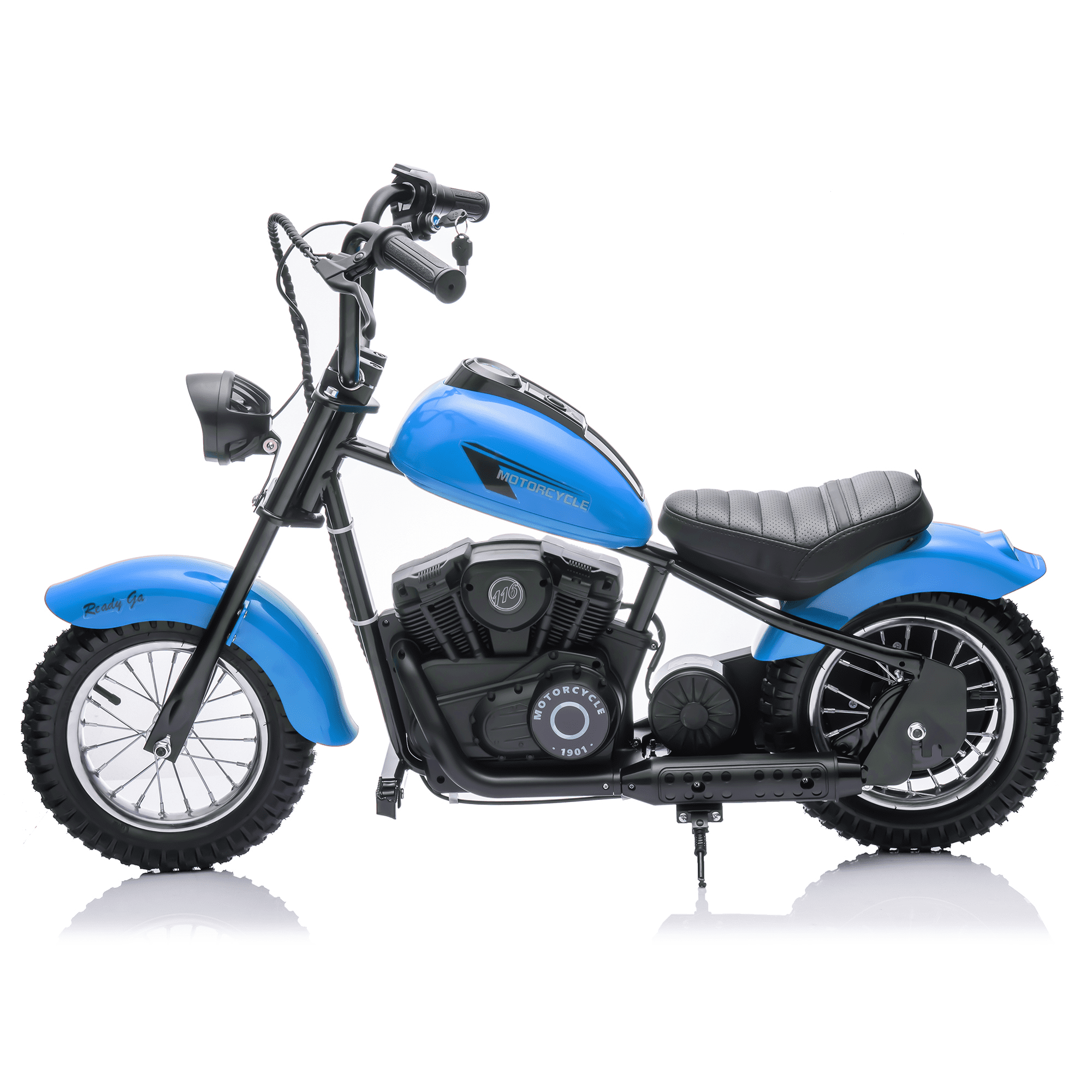 Garvee 24V Electric Dirt Bike with 250w Motor, 9AH Battery – Up to 14MPH, 60 Min Ride Time, Blue