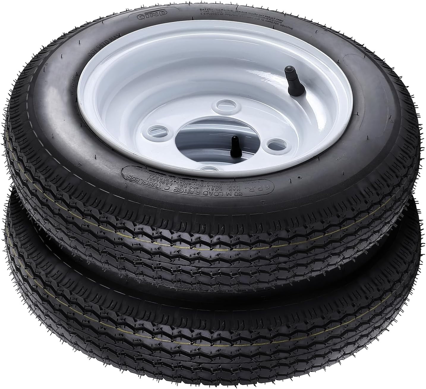 Garvee 2PCS 4.80-12 Tire, 4.80x12 Lawn Mower & Tractor Turf Tire, 480 ...