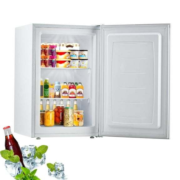 Garvee 3.0 Cu.ft Small Freezer, Mini Deep Freezer with Reversible Single Door & 7 Adjustable Thermostat for Apartment, Home, Office, White