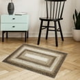 thumbnail image 1 of Garvee 3x5 Washable Boho Area Rug Braided Printed Area Rug Farmhouse Indoor Floor Cover Geometric Area Rug for Dorm Kitchen, Taupe, 1 of 6