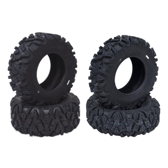 Garvee 4-Pack All-Terrain Set: 25x10-12 & 25x8-12 ATV Tires – 6-Ply Tubeless for Mud, Sand & Trail