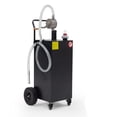 thumbnail image 1 of Garvee Fuel Transfer Tank with Pump, 40 Gallon Fuel Caddy, Gas Storage Tank, Gasoline Diesel Fuel Tank for Cars, Lawn Mowers, ATVs, Boats, More, Black, 1 of 10