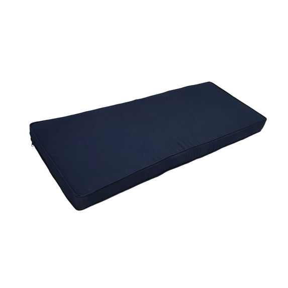 Garvee 48"x18" Outdoor Bench Cushion Water-Resistant Non-Slip with Ties for Porch Sofa Settee, Blue