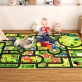thumbnail image 1 of Garvee 5' x 7' Rug for Playroom Classroom Non Slip Car Road and Traffic Carpet Super Soft Thick Road Traffic Play Mat, Black, 1 of 8