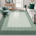 thumbnail image 1 of Garvee 5'x7' Bordered Area Rugs for Living Room Bedroom Modern Low Pile Non Slip Area Rug, Green, 1 of 1
