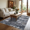 thumbnail image 1 of Garvee 5'x7' Modern Abstract Area Rug Washable Accent Carpet, Non-Slip Low Pile Indoor Mat for Living Room Bedroom Home Office, Gray Brown, 1 of 8