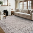 thumbnail image 1 of Garvee 5'x7' Vintage Border Area Rug, Non-Slip Washable Rug Traditional Retro Distressed Carpet, Low Pile Foldable Indoor Rug for Living Room Bedroom Dining Room, Camel, 1 of 9