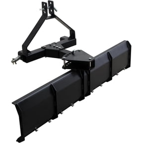 Garvee 52 inch 3 Point Rear Grading Blade, Heavy Duty Steel Scraper Fit for Tractor Cat0 & Cat1