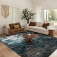 thumbnail image 1 of Garvee 5x7 Abstract Area Rugs Living Room Rug, Modern Washable Non-Slip Rugs Print Accent Carpet Stain-Resistant Low Pile Rug for Bedroom Dining Room Office Farmhouse, Blue, 1 of 9