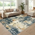 thumbnail image 1 of Garvee 5x7 Modern Abstract Area Rug Accent Carpet, Machine Washable Rug Stain-Resistant Contemporary Rug with Non-Slip Backing Low Pile Rug for Living Room Bedroom Home Decor, Yellow, 1 of 8