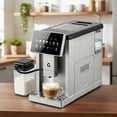 thumbnail image 1 of Garvee 6-IN-1 Automatic Coffee Maker with Grinder, Slim Espresso Maker for Home, Silver, New, 1 of 8