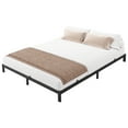 thumbnail image 1 of Garvee 6" Queen Size Bed Frame, Low Profile, Support Mattress Foundation, Black, 1 of 8