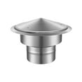 thumbnail image 1 of Garvee 6" Round Chimney Cap, Stainless Steel Roof Rain Chimney Cover for Vent, Silver, 1 of 2