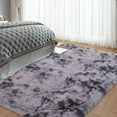 thumbnail image 1 of Garvee 6' x 9' Fluffy Shaggy Area Rug Soft and Thick Shag Rug Non-Slip Carpet for Bedroom Nursery Home Decor Rug, Dark Gray, 1 of 6
