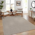 thumbnail image 1 of Garvee 6'x9' Modern Solid Color Area Rug Minimalist Woven Textured Carpet, Washable Rug Non Slip Low Pile Indoor Mats for Living Room Bedroom Dining Room, Camel, 1 of 7