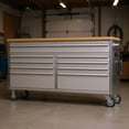 thumbnail image 1 of Garvee 61" Tool Chest, Rolling Workbenches with 9 Drawers and Pre-Installed Power Strip for Garage, Workshop, Kitchen, 1 of 8