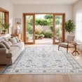 thumbnail image 1 of Garvee 8'x10' Vintage Floral Area Rug Oriental Distressed Carpet, Washable Non Slip Boho Rug for Living Room Bedroom Dining Room, Beige Green, 1 of 8