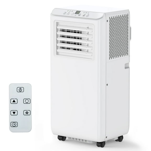 Garvee 8000 BTU Air Conditioner, Cooling 350 Sq.Ft, White