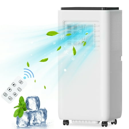 Garvee 8000 BTU Portable Air Conditioner, 3-in-1 AC with Dehumidifier & Fan, Quiet 50dB, Sleep Mode, Remote, 24H Timer, Window Kit
