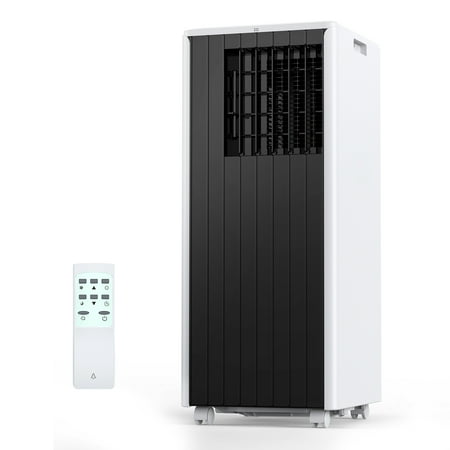 Garvee 8000 BTU Portable Air Conditioner, 3-in-1 AC with Dehumidifier & Fan, Remote Control, LED Display, Window Kit Included, Black