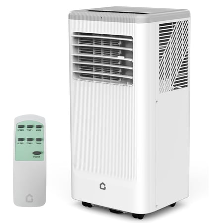 Garvee 8000BTUs Portable Air Conditioner with Remote Control,350 Sq.Ft Max. 48dB Portable AC Unit, Dehumidifier, Fan, Sleep, 24H Timer&Installation Kit, DOE Certified, Ceer 6.2