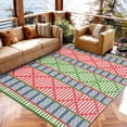 thumbnail image 1 of Garvee 9'x18' Outdoor Rug Waterproof Outdoor Patio Rug Mat, Reverisble Plastic Straw Outdoor Rug for RV Camping Picnic Beach Balcony, Multiplecolor, 1 of 6