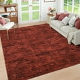 thumbnail image 1 of Garvee Area Rug 5'x7' Modern Machine Washable Rug Soft Foldable Accent Rug Non-Slip Throw Rugs, Red, 1 of 8
