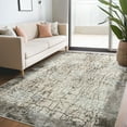 thumbnail image 1 of Garvee Modern Abstract Area rug, 8'x10' Washable Rug Non Slip Soft Rug Carpet Stain Resistant Low Pile Distressed Rug for Living Room Bedroom Dining Room, Camel, 1 of 8