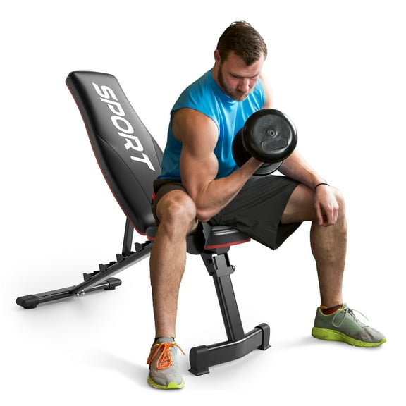 Garvee Bench with 5 Adjustable Modes, 660LBS Weight, Adjustable Workout Bench of Home Gym, Incline/Decline/Flat Versatile Foldable Fitness Equipment