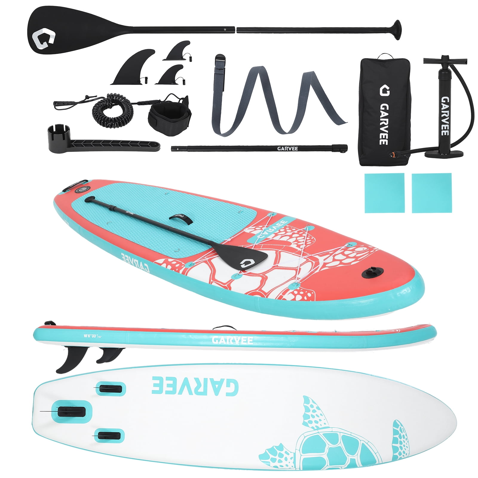 Garvee Bohemian Style Inflatable Stand Up Paddle Board with Accessories ...