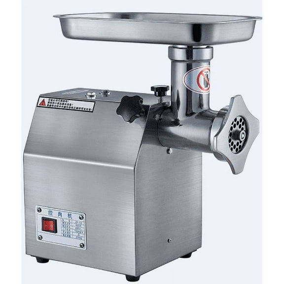 Garvee Commercial Meat Grinder Model YF-JR12 Capacity 120KG/H Motor Power 800W Voltage 110V US Plug 2 Blades 2 Grinding Plates Speed 200 r/min