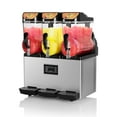thumbnail image 1 of Garvee Commercial Slushy Machine with Self-Cleaning, 11.8Gal Frozen Drink Machine for Home, Restaurants, 1200W, Black & Silver, 1 of 7