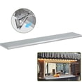 thumbnail image 1 of Garvee Concession Shelf, 72" x 12" Stainless Steel Folding Serving Shelf for Food Truck, Grill Area, BBQ Table, Restaurant, 1 of 7