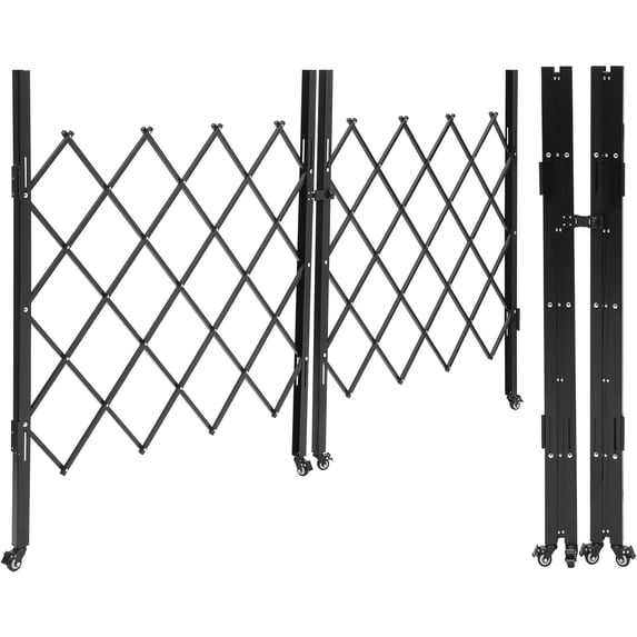 Multiple Key Gates Garvee Double Folding Driveway Gate with Keys, 61