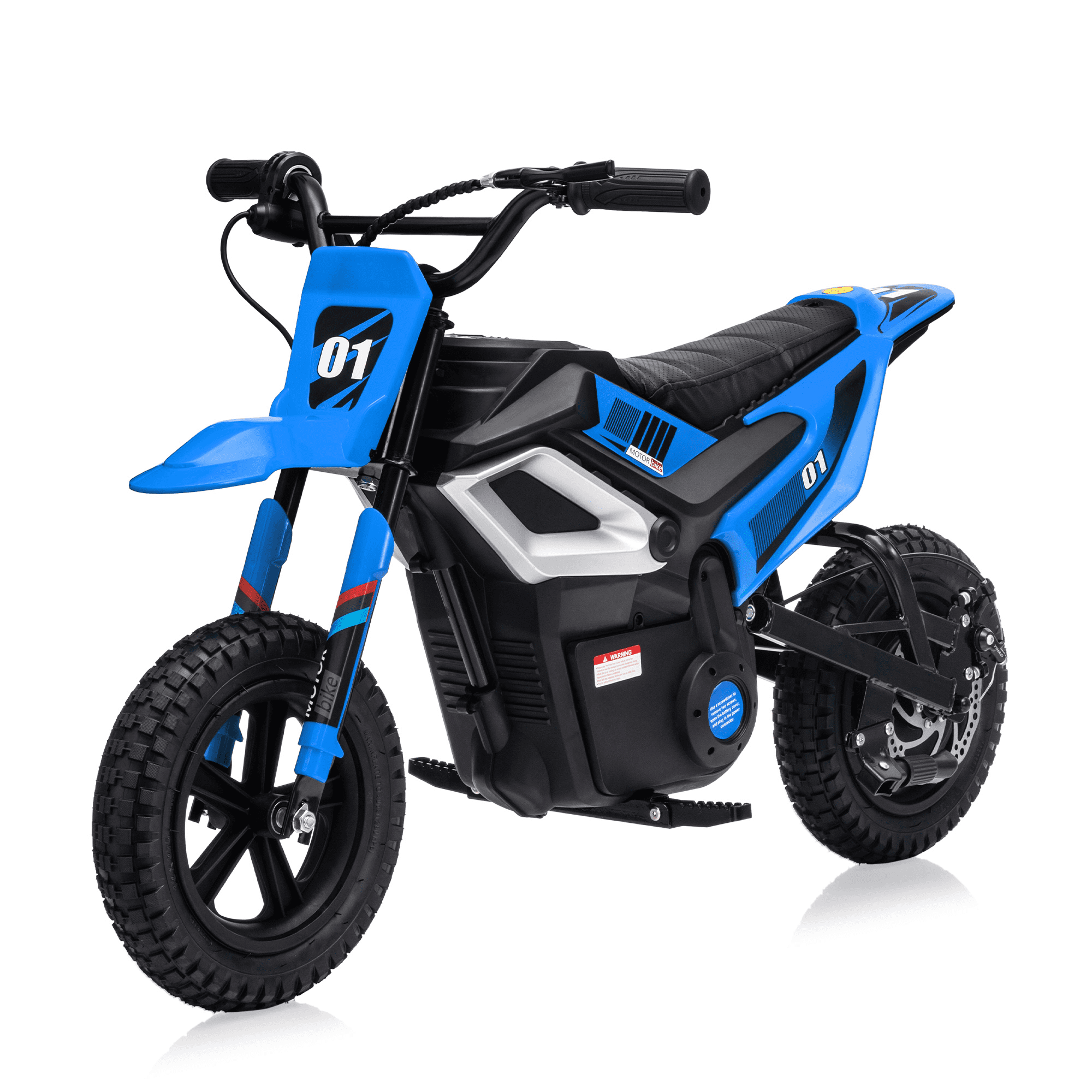 Garvee Electric Dirt Bike for Teens,350W Electric Motorcycle with 24V Battery,14MPH Top Speed,Blue