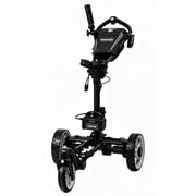 Garvee Electric Golf Push Cart Remote Control, Foldable 4 Wheel Golf Trolley with 9 Speed Adjustment, Distance Cruise Function, Rechargeable Lithium Battery for Golf Course