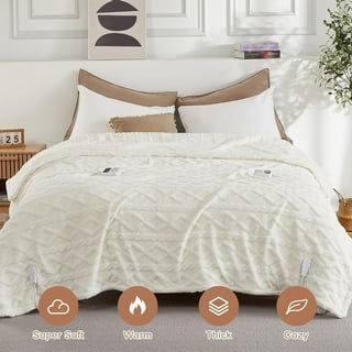 Electric Heated Blankets and Warming Throws | White - Walmart.com