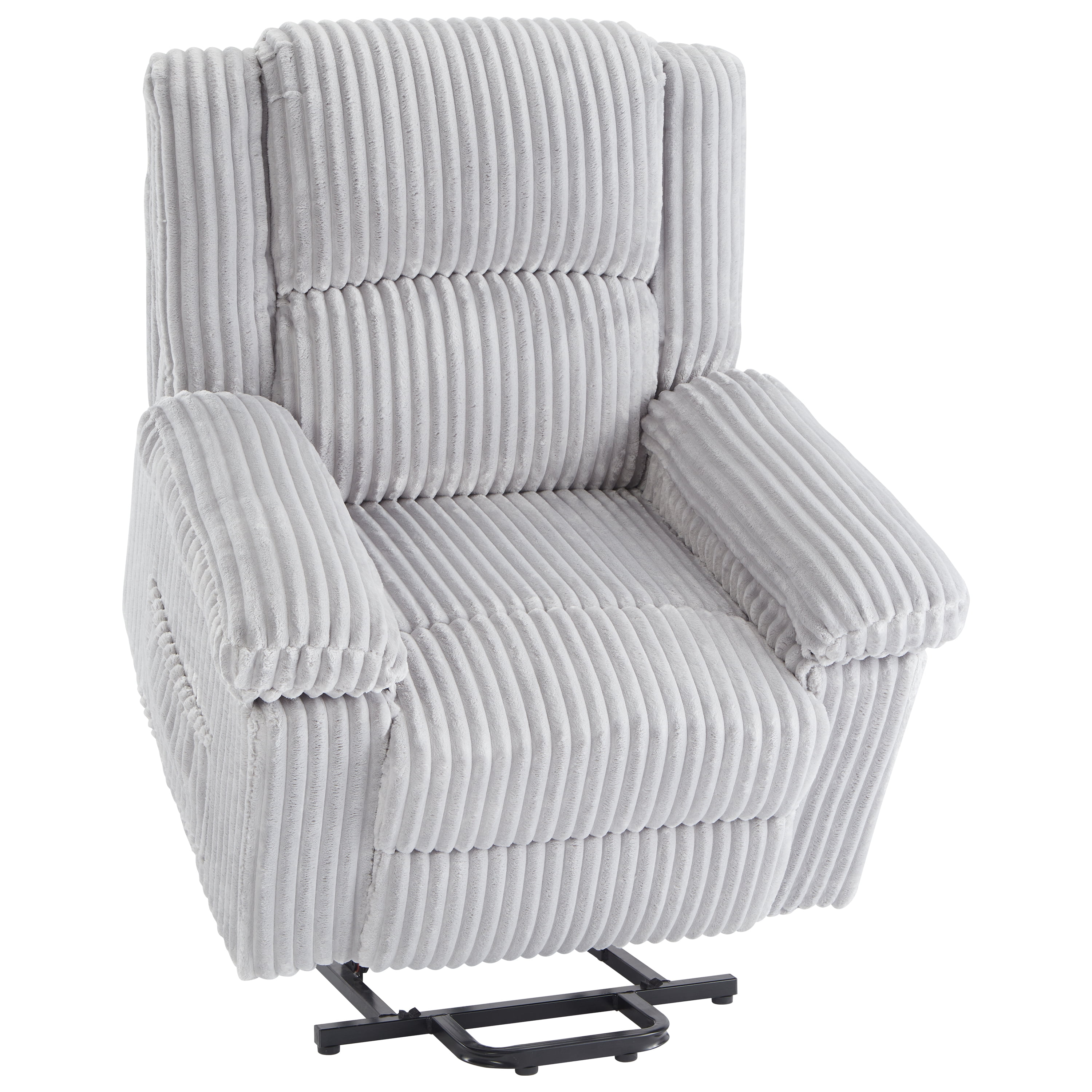 Garvee Electric Power Lift Recliner Chair Sofa with Massage and Heat,4 Positions,Side Pockets,Grey