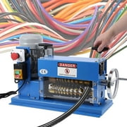Garvee Electrical Wire Stripper Machine, 75 ft/min Hand Tool Crimper & Stripper, 110V/370W, Blue