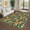 thumbnail image 1 of Garvee Farmhouse Floral Print Rug 8'x10' Large Area Rug, Stain-Resistant Modern Rug Washable Rug with Non-Slip Backing Soft Indoor Carpet for Living Room Bedroom Dinning Room, Green, 1 of 8