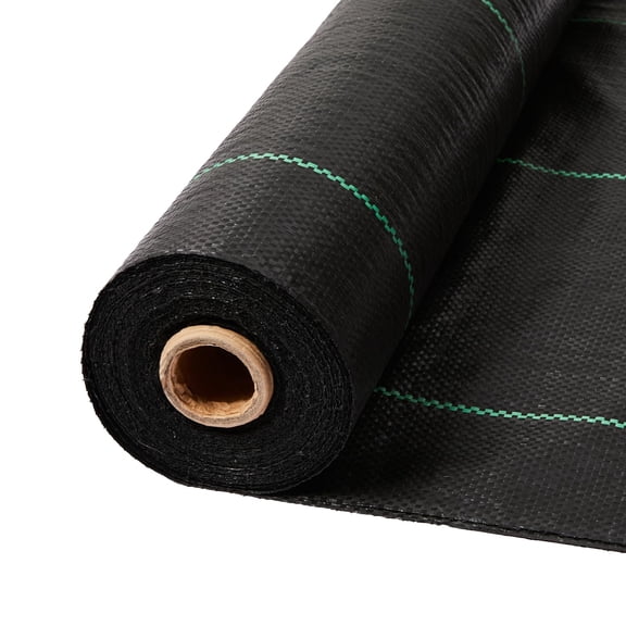 Garvee Garden Weed Barrier Fabric 3 ft x 100 ft Heavy Duty Weed Blocker Cloth with High Permeability for Driveway Path Ground Cover Weed Control Mat Black