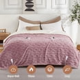 thumbnail image 1 of Garvee Heated Blanket King Size 90"× 100", Electric Blanket Dual Control, Fast Heating with 10 Heat Levels, Soft Sherpa, Machine Washable, Pink, 1 of 8
