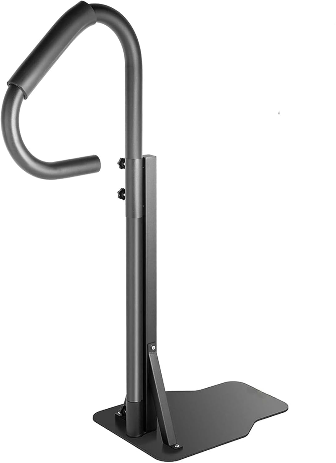 Garvee Hot Tub Handrail, 56" Handrail Pivots, 360 Rotatable Adjustable Height, Black
