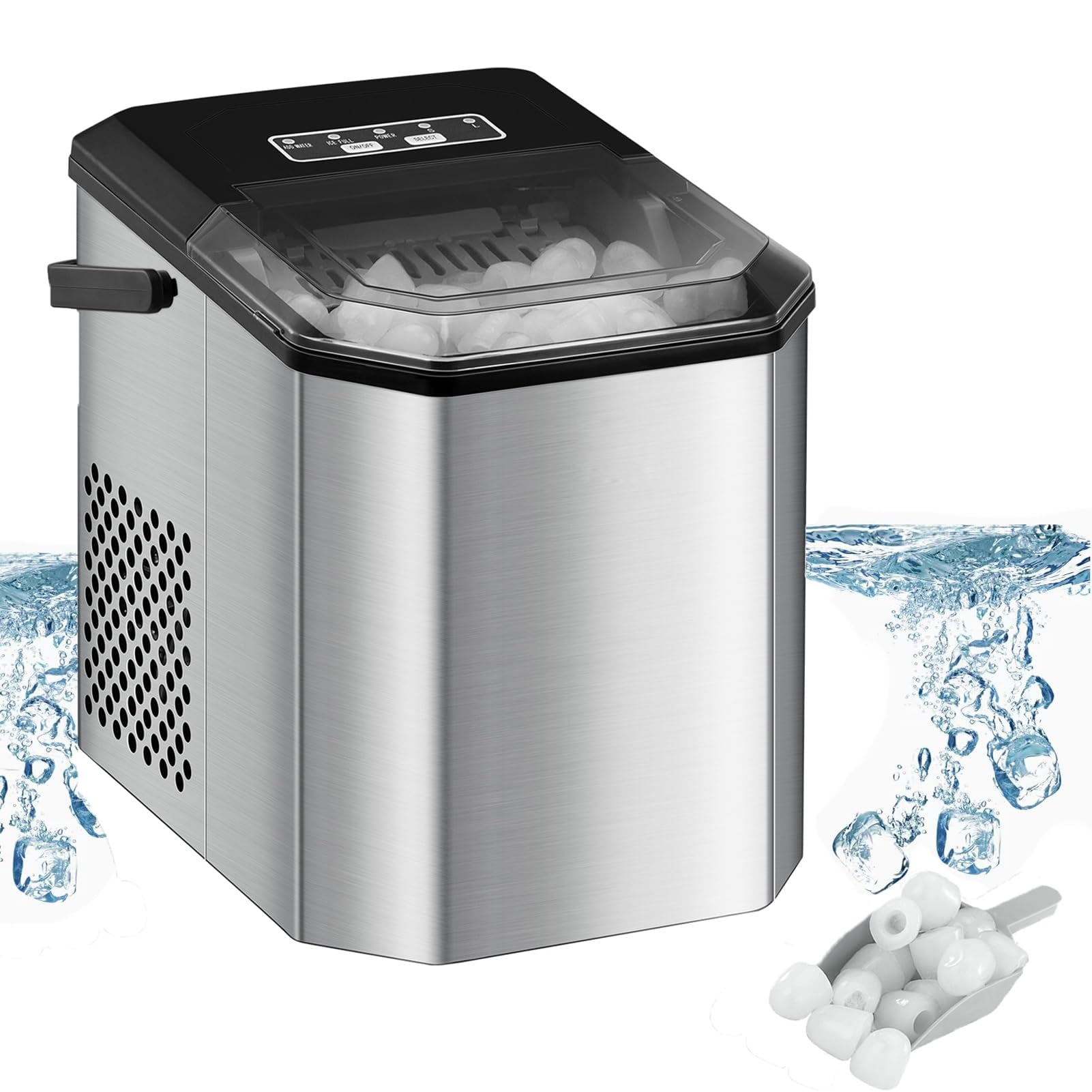 Garvee Ice Maker,Countertop Ice maker 26LBs/24H,Ice Makers Countertop ...