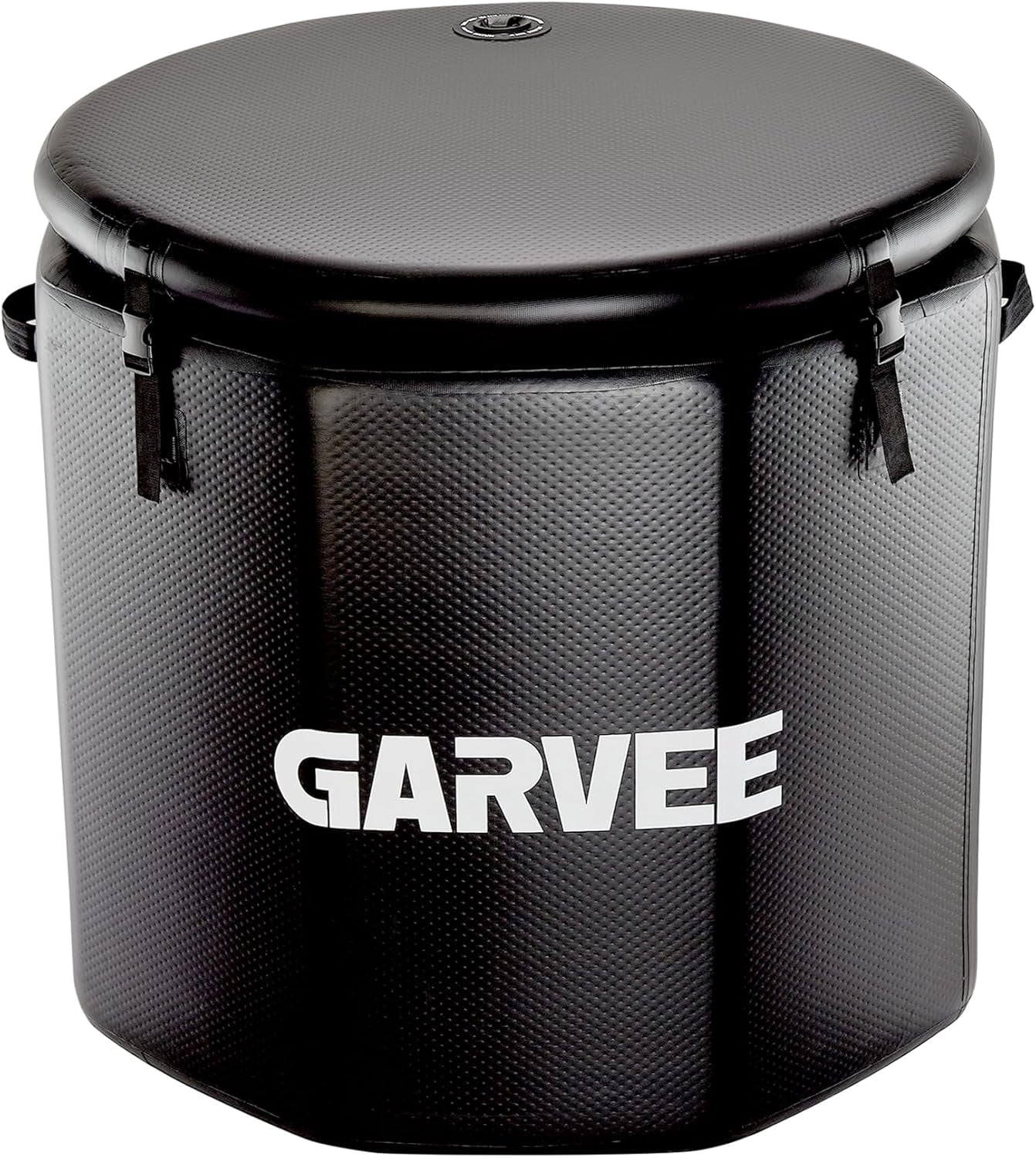 Garvee Inflatable Ice Bath Tub for Athletes, 186 Gal, with Insulated Lid & Ice Pod, Black