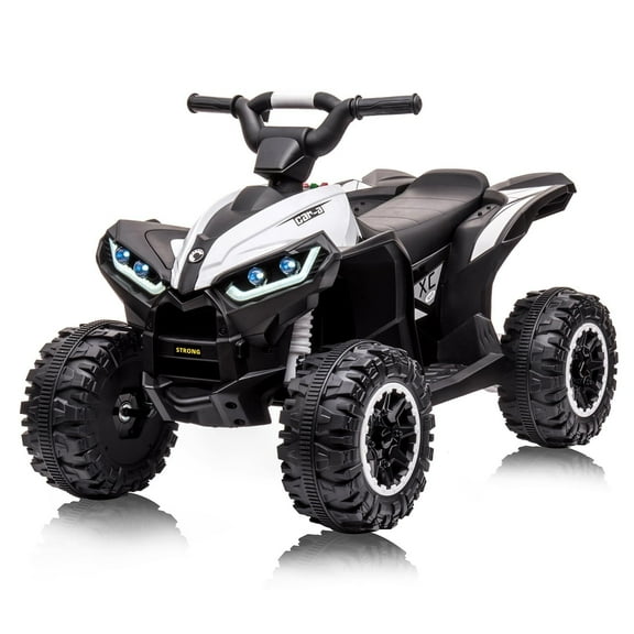 Garvee Kids Ride on ATV with Remote Control, 12V Powered 4 Wheeler Quad Vehicle with LED Headlights