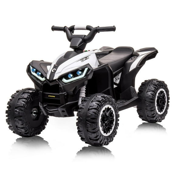 Garvee Kids Ride on ATV with Remote Control, 12V Powered 4 Wheeler Quad Vehicle with LED Headlights